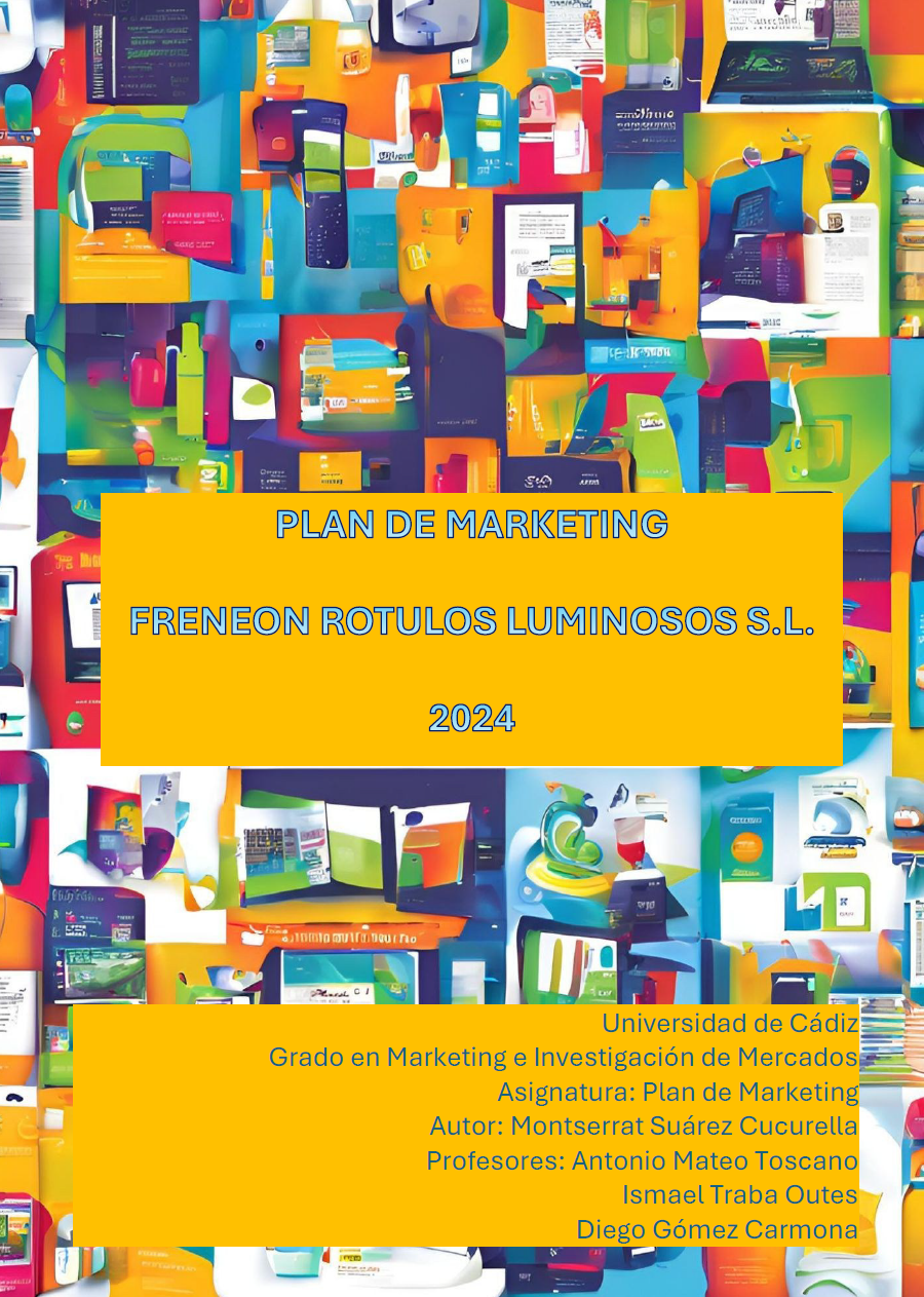 portada plan de marketing freneon